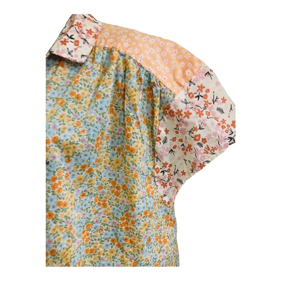 American eagle outfitters paisley multi vintage look relaxed fit button size M - Picture 7 of 13